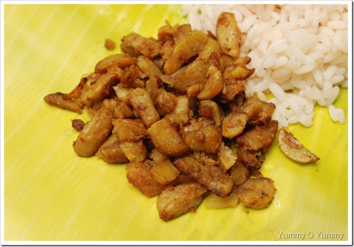 Koorkka Mezhukkupuratti / Chinese Potato Stir-fry