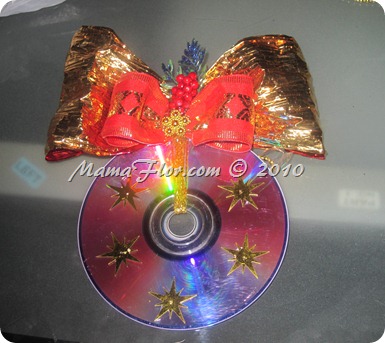 Convierte CDs o DVD en Adornos de Navidad