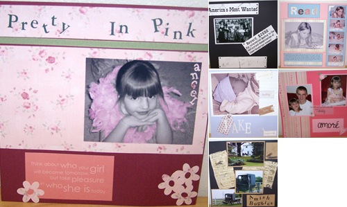 View scrapbook pages