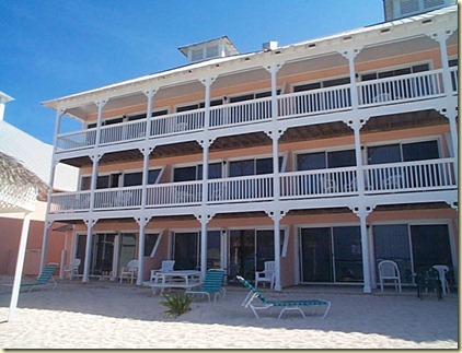 our condo from beach