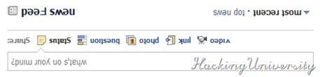 Upside Down facebook
