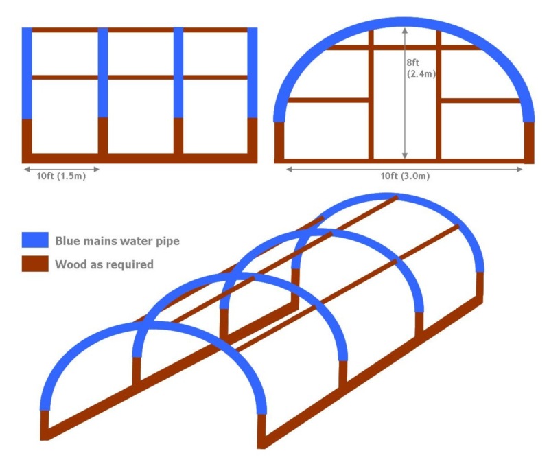 Allotment Heaven: How to build a fruit cage or polytunnel