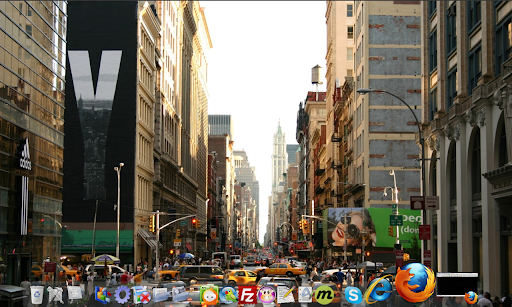 My desktop dock