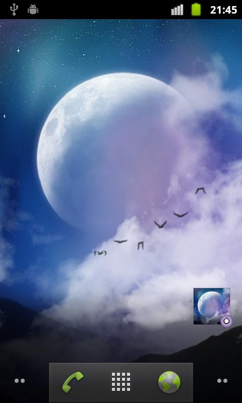 Android application Mystic Night Pro Live WP screenshort