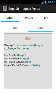 Free English Irregular Verbs Free APK