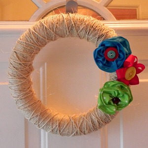mad in crafts summer wreath