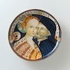Dish with a man and a woman