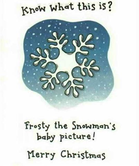 snowmans baby pic