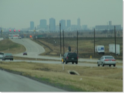 I-35 Texas going south--Fort Worth