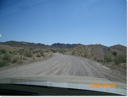 Cienega Springs Road to Nelly's Desert Saloon about 5 miles