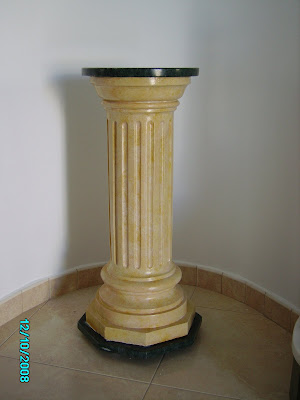 Estuco en Columnas. | Pintura y Decoración Bautista.