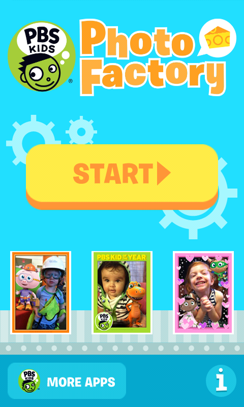 PBS KIDS Photo Factory Screen 1