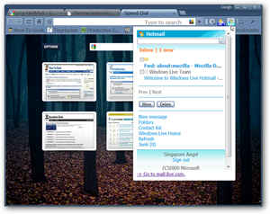 Manage Your Live Account Right In Google Chrome Using Pop HotMail Extension