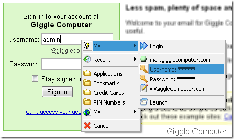 KeyPass - Filling