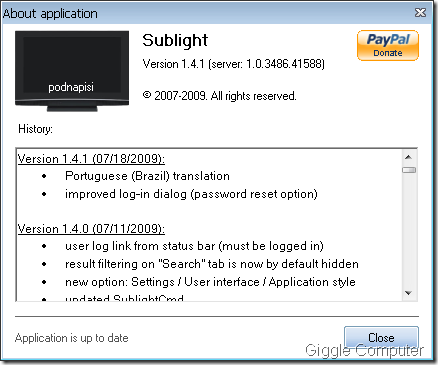 Sublight - About