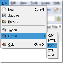 Griffith - Export