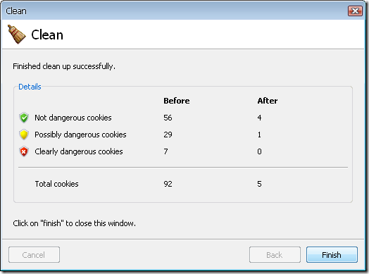 CookieCrumber - Clean successful