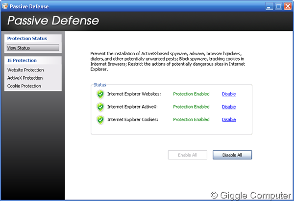 Tools - Passive Defense