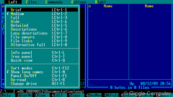 FAR - Menu