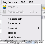 Mp3Tag - Tag source