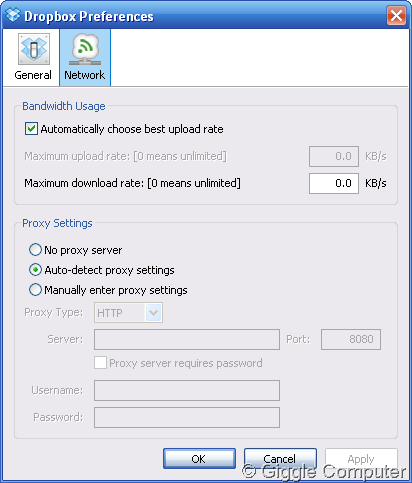 Network preferences