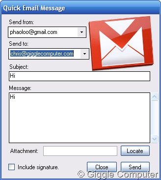 Send Quick Email Message