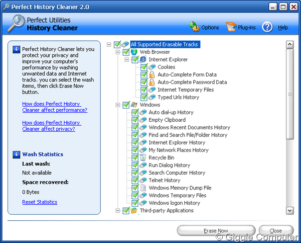 History Cleaner