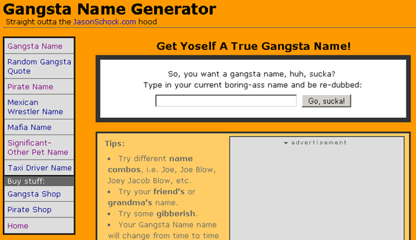 gangsta name generator