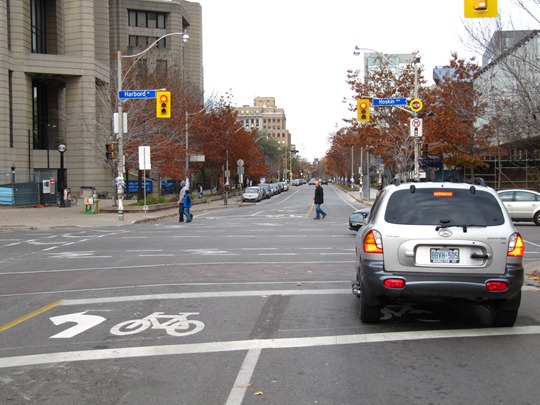 Toronto bike box infraction