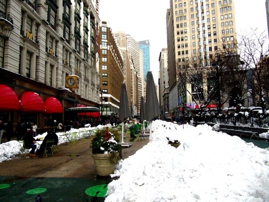 Snow in New York