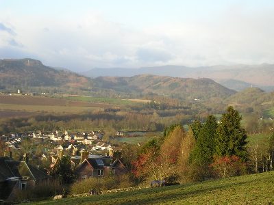 View of Crieff in Perthshire