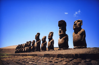 Michael Middleton - Moai Statues on Easter Island, South Pacific