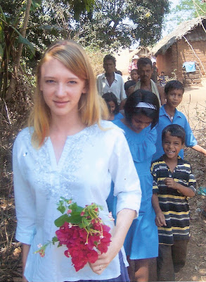 Shelley's daughter, in India