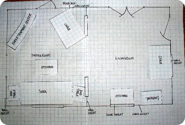 graph paper floor plan 2