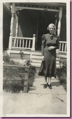 1935 woman porch