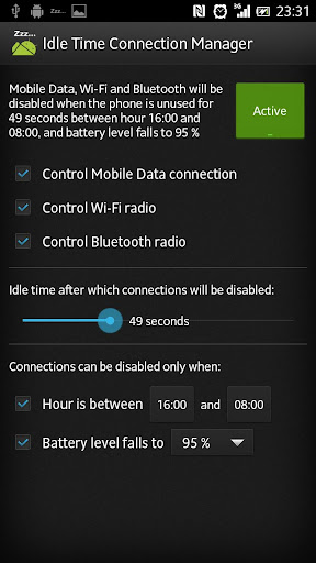 Idle Time Connection Manager