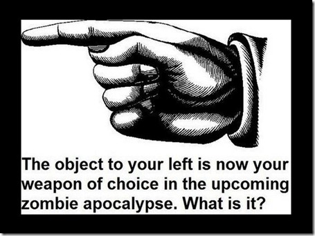 zombie weapon of choice