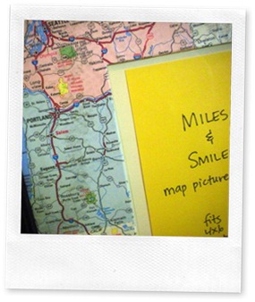 Miles & Smiles picture frame PacNW