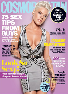 P!nk covers June's '10 issue of Cosmopolitan