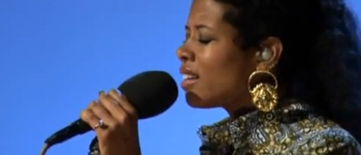 Live performance: Kelis covers LaRoux's 'In for the kill' @ Radio 1's live lounge