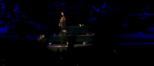 Jay-Z and his super special guest perform 'Forever young'