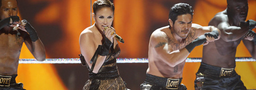 Jennifer Lopez's performance at the 2009 American music awards