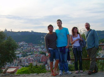 George, Sean, Orla, yo y el Tibidabo, Barcelona