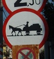 señal de tráfico rumana