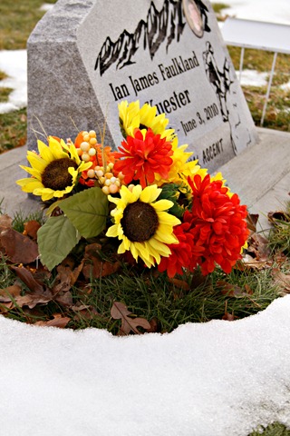 Ian's Headstone