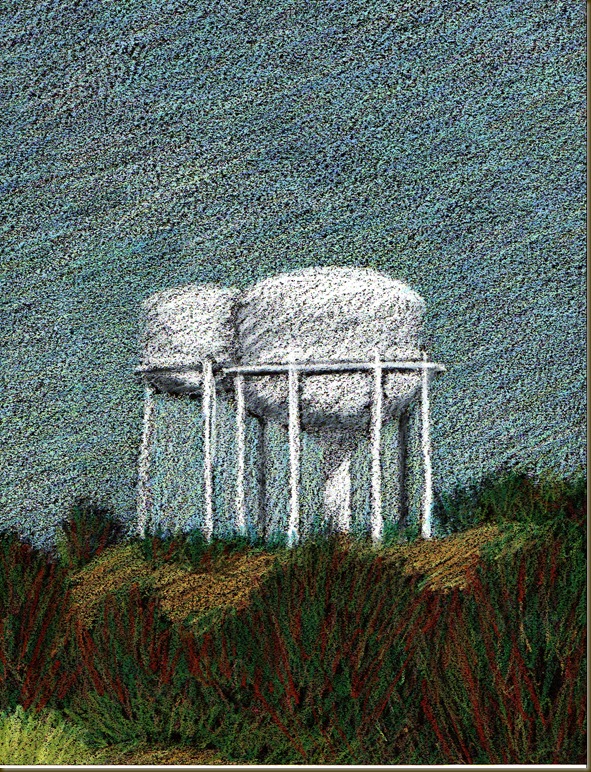 water tower drawing two
