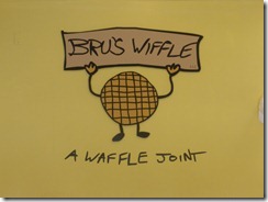 Signage for Bru's Wiffles