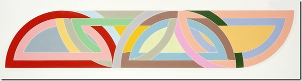 Frank Stella Protractor - Damascus Gate Stretch Variation 1968