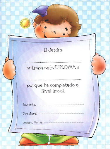 diplomas para nios. PARA NIÑOS E INFANTIL: DIPLOMA