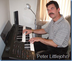 Peter Littlejohn playing the Yamaha Electone EL15 organ